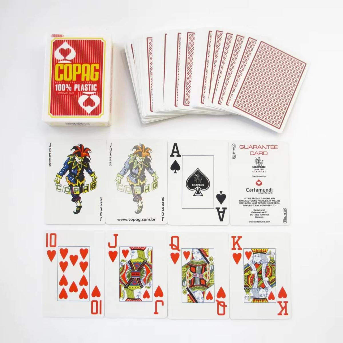 Copag Jumbo Face Plastic Marked Playing Card For Infrare