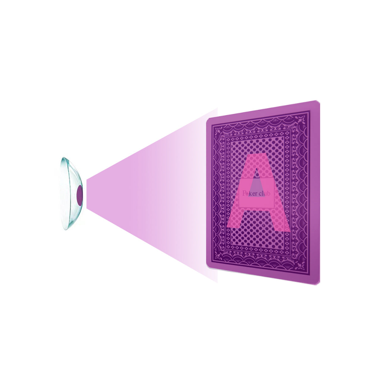 Copag Poker Club Kunststoff markierte Spielkarte für Infrarot