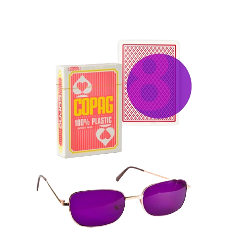 Copag Marked Cards and See-Through Glasses