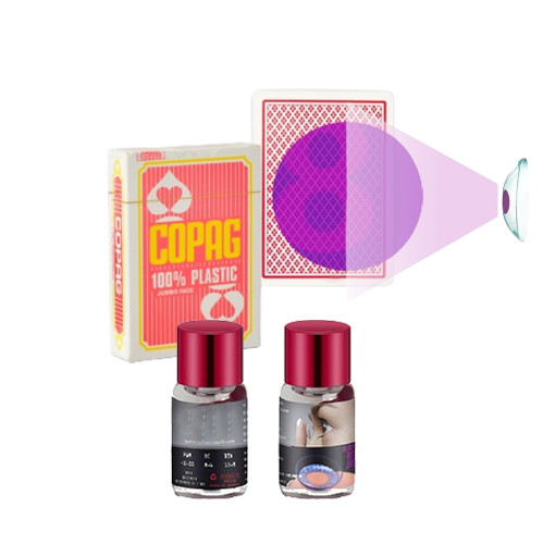 Copag Marked Cards and Contact Lenses