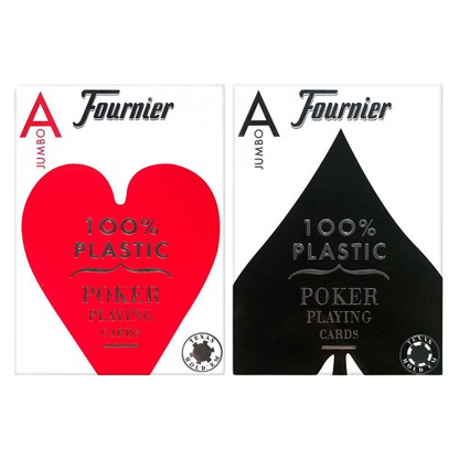 Fournier Jumboa Plastic Marked Playing Card For Infrare
