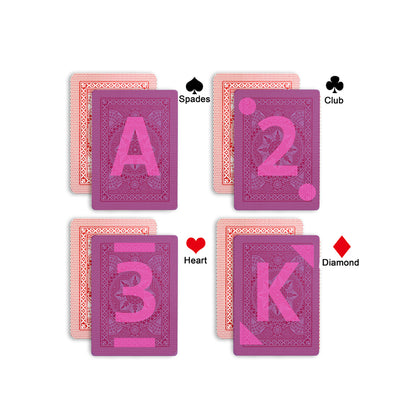 Modiano Cristallo Plastic Marked Playing Card For Infrare