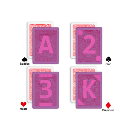 Modiano Texas Poker Plastic Marked Playing Card For Infrare