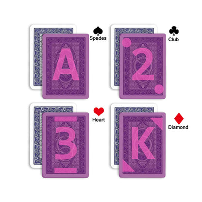 Modiano Jumbo Bike Plastic Marked Playing Card For Infrare