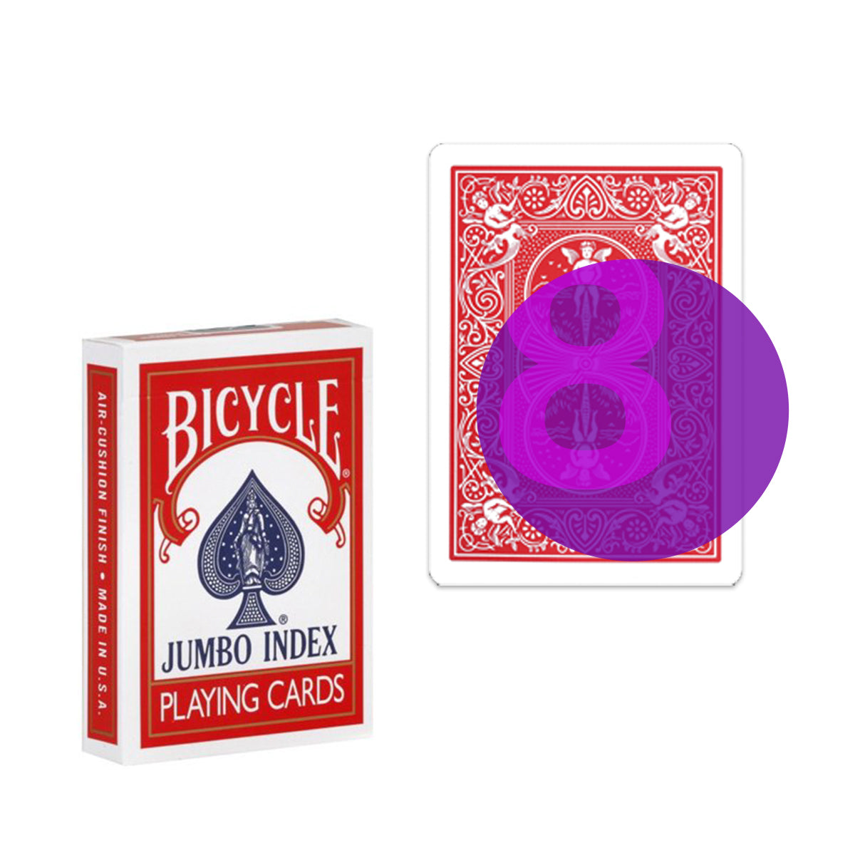 Bicycle Jumbo Plastic Marked Playing Card For Infrare