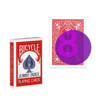Bicycle Jumbo Plastic Marked Playing Card For Infrare