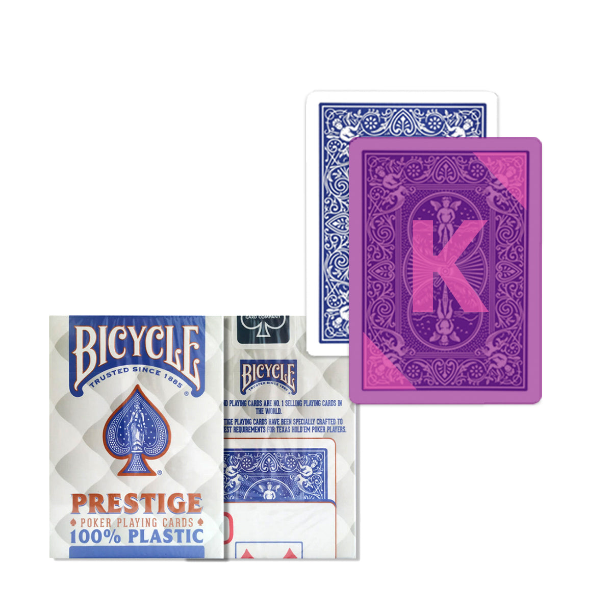 Bicycle Prestige Plastic Marked Playing Card For Infrare