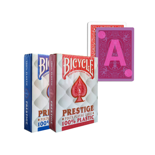 Bicycle Prestige Plastic Marked Playing Card For Infrare