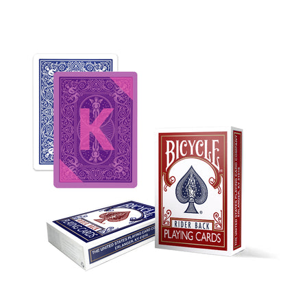 Bicycle Rider Back Marked Playing Card For Infrare