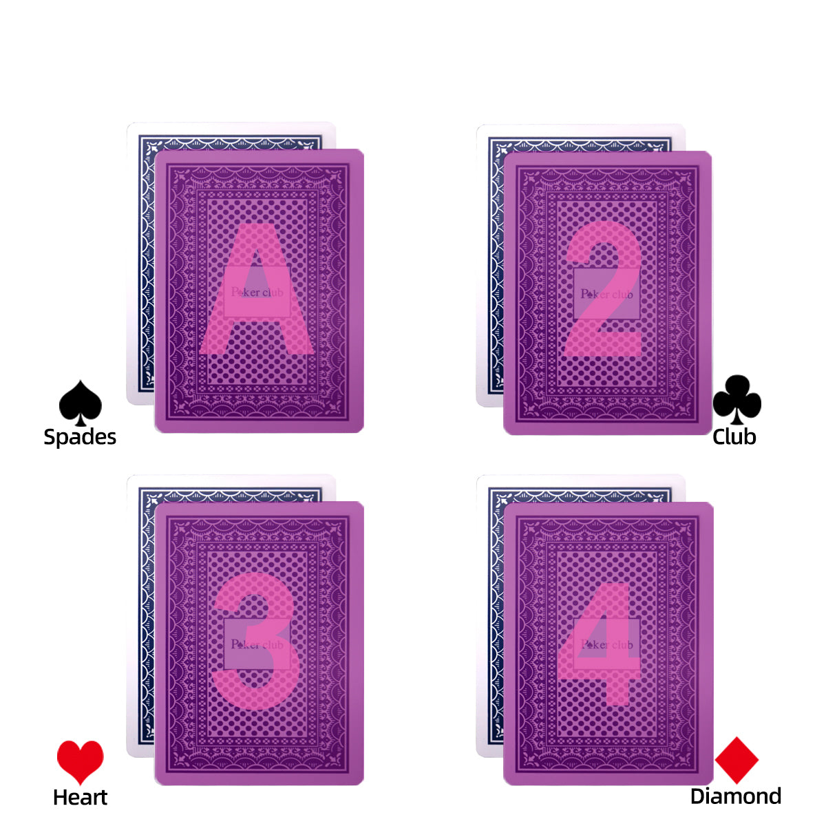 Copag Poker Club Plastic Marked Playing Card For Infrare